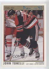 1991-92 O-Pee-Chee Premier John Tonelli #37 0c4