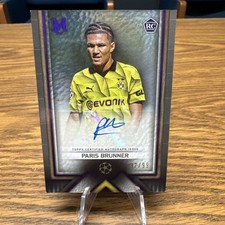 Topps Paris Brunner Borussia Dortmund Museum Archival Autographs Amethyst /99