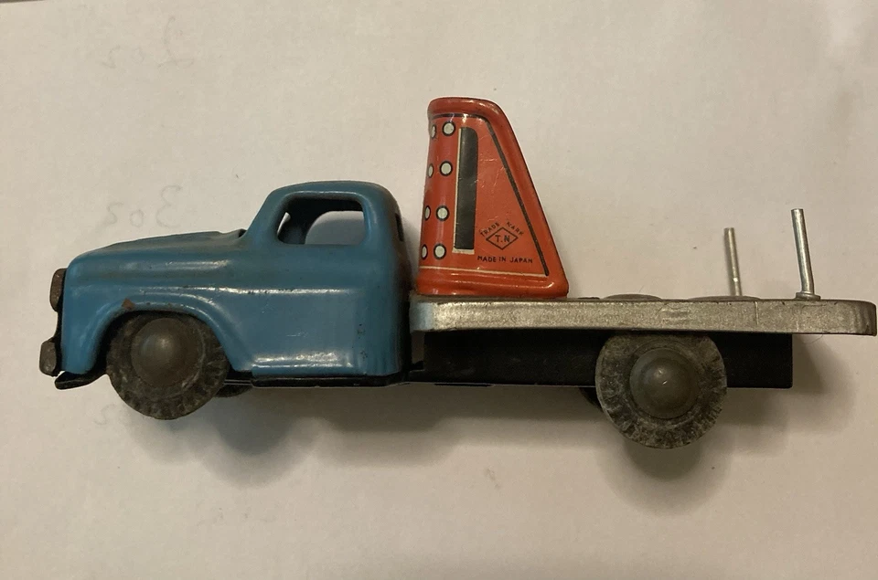 Vintage Nomura 5” Friction Toy Lumber Truck - Image 3 of 4