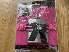 Amscan Bachelorette Wedding Garter Belt With 3oz. Flask