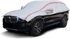 Half Car Cover Suvtop With Red Suv Msee Size Table Silver