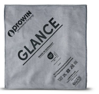 Prowin Glance Reinigungstuch für Hochglanz und empfindliche Oberflächen 32x32cm