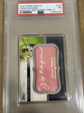 2010 Topps Baseball Update Honus Wagner Manufacturer Pink Bat Barrel  1/1 Rare