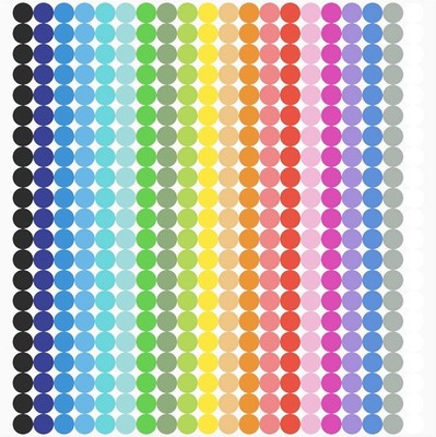 6720 PCS Small Dot Stickers Round Color Coding Labels Circle Dot Stickers