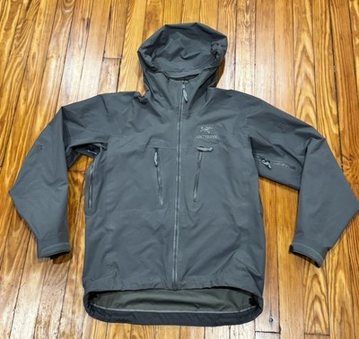 Arcteryx Alpha LT Jacket Pro Shell Titanium Gray Men's Small | eBay