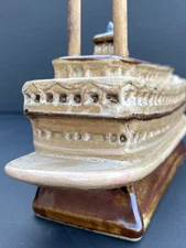 Louisville Stonewear Belle Of Louisville Boat Planter RARE POTTERY CERAMIC