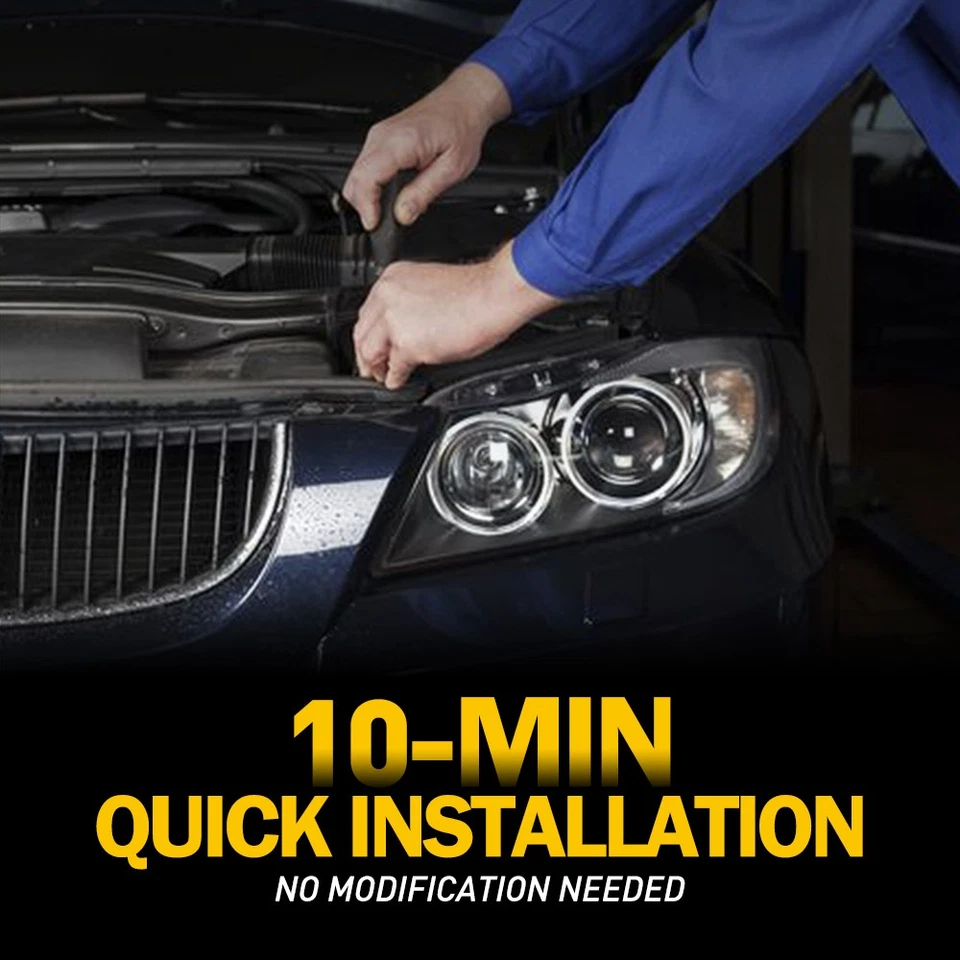 Super bright H7 Headlight LED Bulbs High Beam Cool White 60W 16000LM 1-10Set - Image 3 of 4