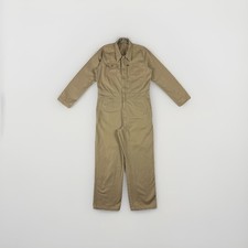 Polo Jeans Co Ralph Lauren Men  s Coveralls L Tan Cotton Workwear Utility
