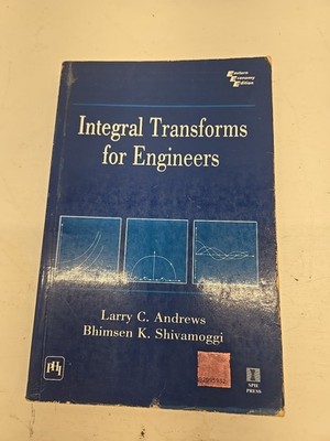 Integral Transforms for Engineers, Paperback by Andrews, Larry C.; Shivamoggi