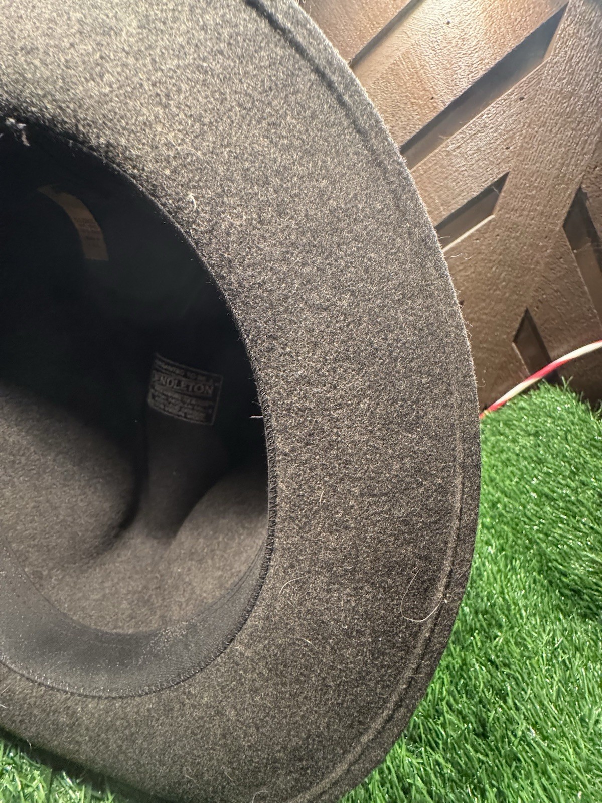 VTG Pendleton Virgin Wool Fedora With Leather Ban… - image 8