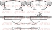 Remsa Bremsbelagsatz Scheibenbremse 1681.02 FüR Opel Astra Sports Tourer B16 CNG