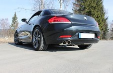 FOX Sportauspuff BMW Z4 E89 sDrive 23i, Bj. 2009-2011, Endrohr 2x80mm rund