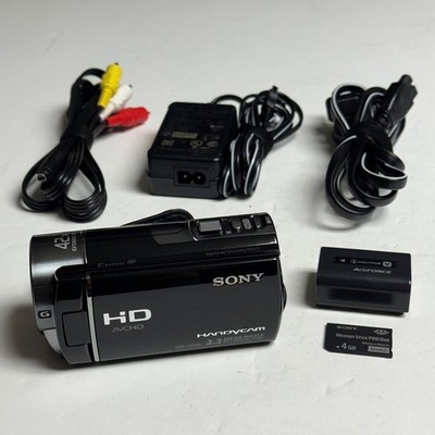 Sony Handycam HDR-CX160 Digital HD Video Camera Recorder Bundle: Tested & Works