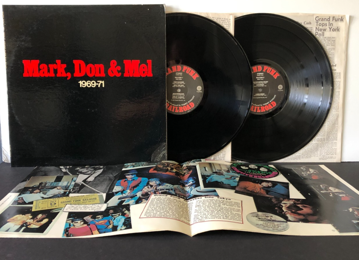 Grand Funk Railroad MARK DON & MEL 1969-1971 1972 Capitol 2lp +
