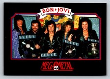 Bon Jovi Band Jon Bon Jovi 1991 MegaMetal Impel #10