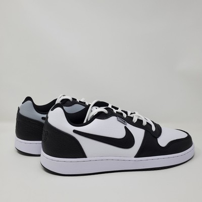 Nike Ebernon Low PREM White Black Wolf Grey Shoes AQ1774-102  display picture 2