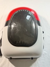 Superhero Pok ball Pet Bubble Backpack Carrier Cat Small Dog Red White