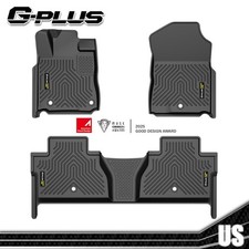 3d Floor Mats Tpe Liners Fit For 2014-2021 Toyota Tundra Crewmax Double Cab