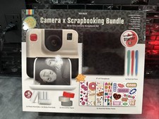 Camera and Scrapbook Bundle Arts and Craft Memories Idea Fun Scrapbooking Kit