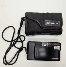 Olympus Infinity Jr. Quartz Date 35mm Film Camera Tested Point  Shoot w/ Case