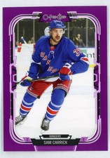 2025-26 OPC Sam Carrick /49 PURPLE NY Rangers 25-26