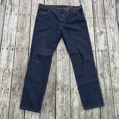 Alberto Stone Modern Fit Vintage Twill Blue Denim Jeans Men s Sz 40x34