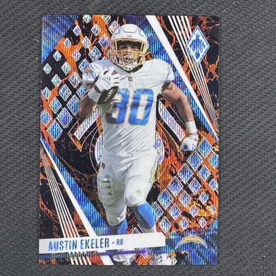 Austin Ekeler #58 Lava 2023 Panini Phoenix #/150 Los Angeles Chargers