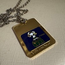Snoopy Peanuts Antique Necklace Retro Metal Charm Jewelry