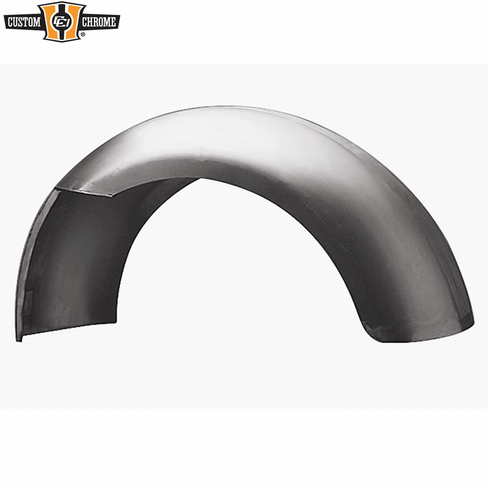 Guardabarros trasero personalizado ultra ancho de 10,5" de acero crudo sin perforar se adapta a marco rígido Foto 3 de 4