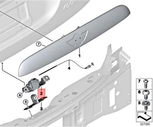 Rear Tailgate Lock Actuator for Mini Cooper 2014-2021 Cooper Clubman 2016-2022 - Picture 8 of 11