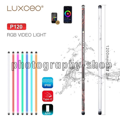 LUXCEO P120 RGB LED Light Tube Photography Lighting Stick 120cm Remote Control - Picture 1 of 7
