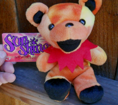 GRATEFUL DEAD'' SUN SHINES  '' BEANIE BABY 7'' TALL MADE  LIQUID BLUE (NEW) TIE DYE