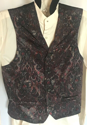 Wahmaker Kid's Burgundy Multi 49'er Vest, Size XLarge - Picture 2 of 9