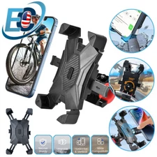 Motorcycle Bike Handlebar Mount Holder Bicycle For iPhone Samsung Cell Phone GPS