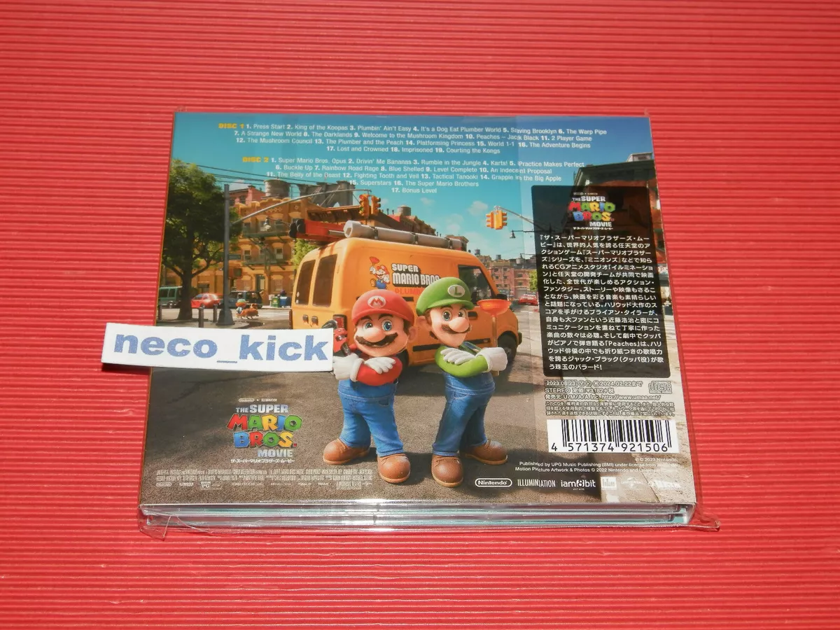 6WT THE SUPER MARIO BROS. MOVIE ORIGINAL MOTION PICTURE SOUNDTRACK JAPAN 2  CD