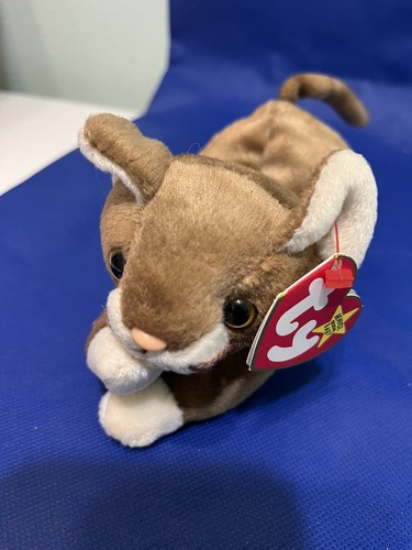 1997 Rare Ty Pounce the Cat Beanie Baby #4122–Beautiful Condition–So Cute - Picture 2 of 7