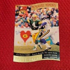 BRETT FAVRE Memorable Moments #4 green bay packers 1997 Upper Deck football 97