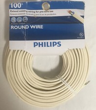 PHILIPS Wire 100 FT PHONE AND PC ROUND EXTEND EXISTING WIRING PRE-WIRE USE