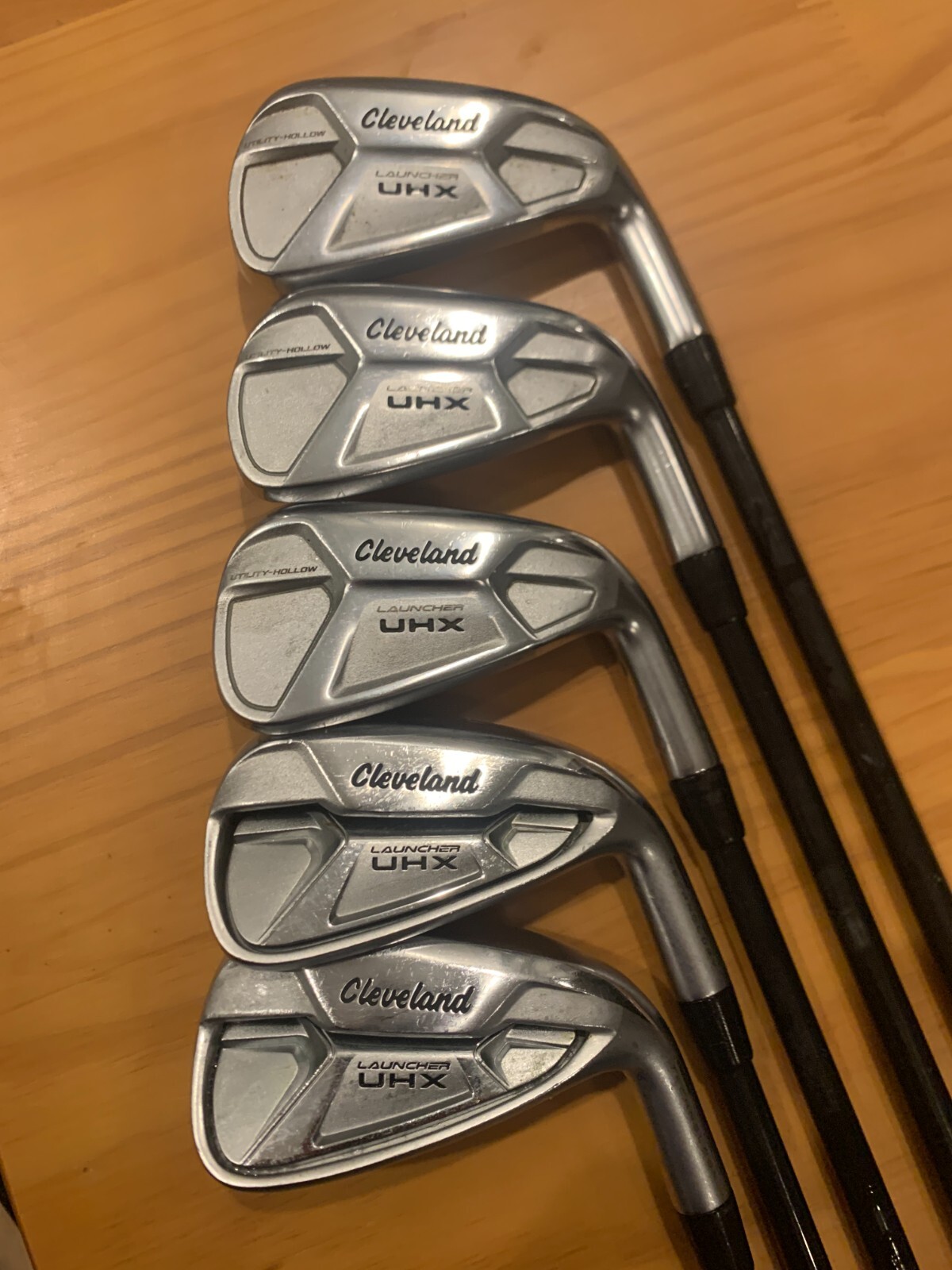 mens golf clubs irons set used stiff cleveland uhx launcher eBay