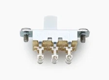 NEW - Switchcraft On-On Slide Switch For Jaguar, Jazzmaster, Brian May - WHITE
