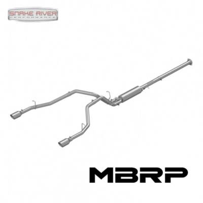 MBRP 2 1/2 '' Doppel Split Hinten Auspuff 2019-2024 Dodge RAM 1500 5.7L Hemi Body