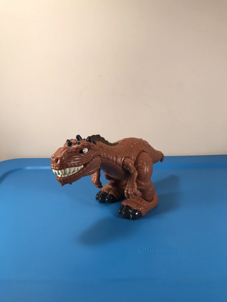 2013 Mattel Imaginext T Rex Battery Operated Walking Roaring Dinosaur SEE VIDEO