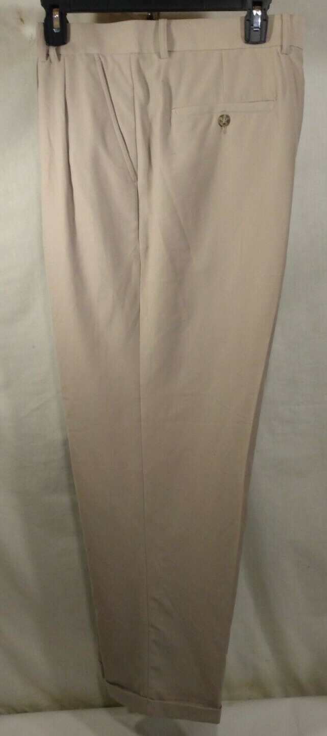 NWT Greg Norman 38 x 32 Luxury Premium Pleated Front Performance Golf Pants eBay