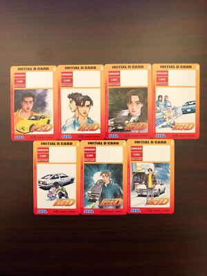 Initial D Card for Arcade Game - Magnetic Card for Initial D