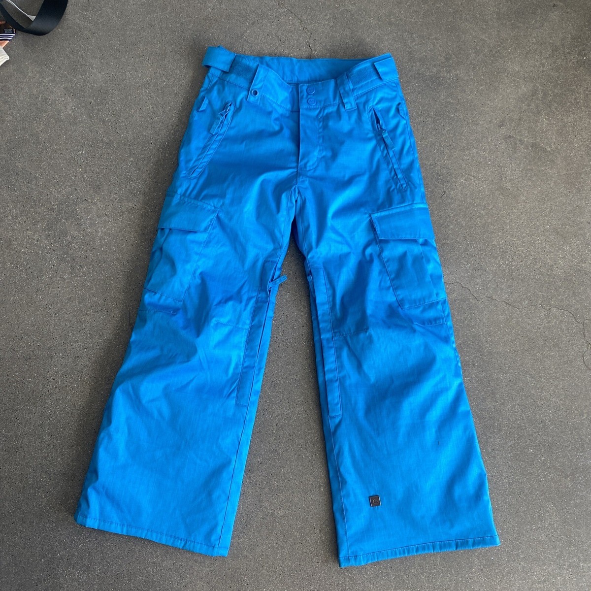 Quiksilver Quiktake blue snowboard pants youth medium
