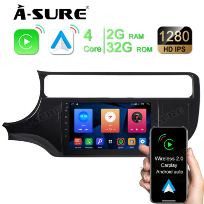 9'' Android 11Wireless Carplay Auto Car Stereo Radio For Kia Rio 2015-2017 Navi