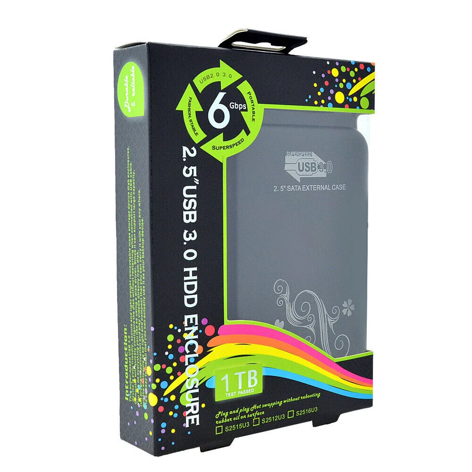 CnMemory externe Festplatte 1TB 2,5 Zoll USB 3.0  - Bild 4 von 4