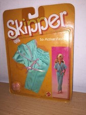 Mattel Barbie SKIPPER ABITI TEMPO LIBERO So Active Fashions #2238 MOC, 1985