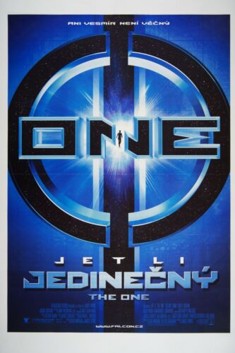THE ONE 23x33 affiche originale de film tchèque 2001 JET LI, JAMES WONG, ACTION DE SCIENCE-FICTION - Photo 1/7