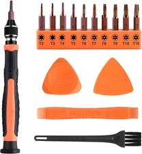 10 in 1 Torx Screwdriver Set with T2 T3 T4 T5 T6 T7 T8 T9 T10 T15 Interchangeabl